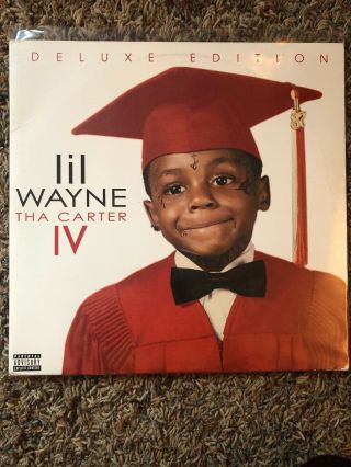 Lil Wayne Tha Carter Iv Double Lp - Red Vinyl Limited Deluxe Edition Cash Money
