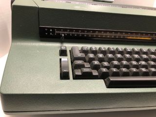 Vintage IBM Selectric II typewriter Dark Olive Green Correcting w/ Ribbon 3