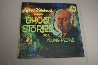 Vintage Alfred Hitchcock Presents Ghost Stories 33 1/3 Rpm Record Album