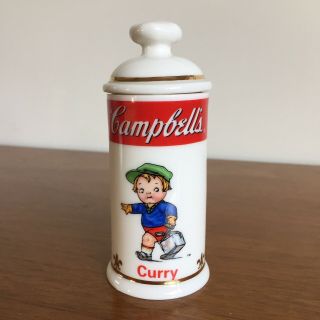 Vintage Campbells Soup Kids Spice Jar Single Ceramic Curry Danbury 1995