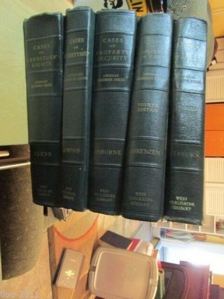 Vintage 1915 American Casebook Series Law Books (5) Volumes