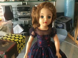 Vintage 1957 Ideal Miss Revlon Doll 18 Inch In Dress