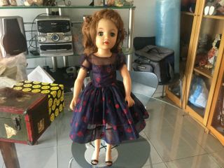 Vintage 1957 IDEAL Miss Revlon doll 18 inch in dress 2