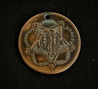 Gar Medal 1889 23rd Encampment Old Abe Milwaukee Wi Grand Army Of The Republic