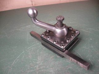 Old Vintage Machinist Tools Machining Enco Lathe Tooling Holder W/ Stock