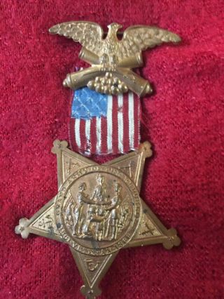 Grand Army Of The Republic (gar) Membership Badge - Union Veterans
