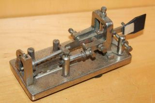 Antique Vintage Dow Telegraph Signal Key Keyer Bug Morse Code