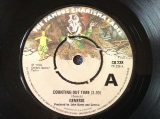 Genesis - Counting Out Time X 2,  Rare Uk 1974 Promo Demo Only / Prog Rock / Ex,