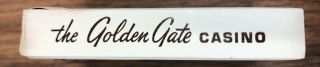 Vintage Golden Gate Las Vegas Casino Playing Cards Brown Deck Complete 3