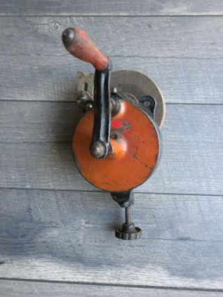 Hand Crank Grinder Standard No.  25 Luther Grinder & Tools 5 " Stone
