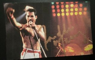 Freddie Mercury Hand Signed Autograph Photo - - Signed Offers