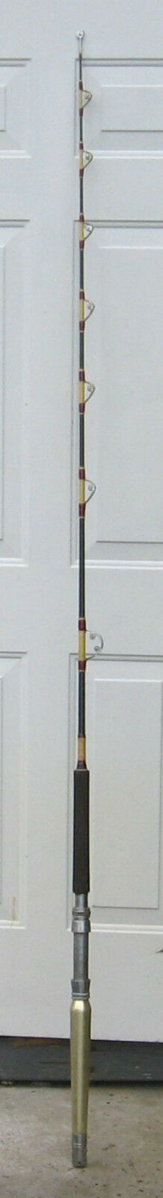 Vintage Harnell Custom 12 Lb Trolling Fishing Rod Aftco Guides 2 Piece 6 