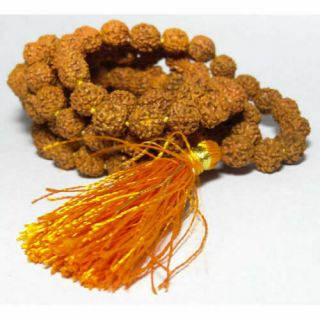 Long Tibetan 108 8mm Rudraksha Bodhi Seed Prayer Beads Mala Necklace Bracelet