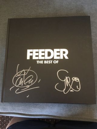 Feeder - The Best Of Numbered Ltd Ed Vinyl Box Set Hand Signed Autographed