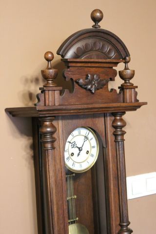 Gustav Becker germany wall clock 1900 2
