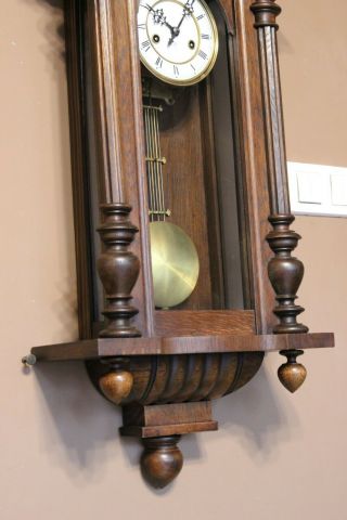 Gustav Becker germany wall clock 1900 3