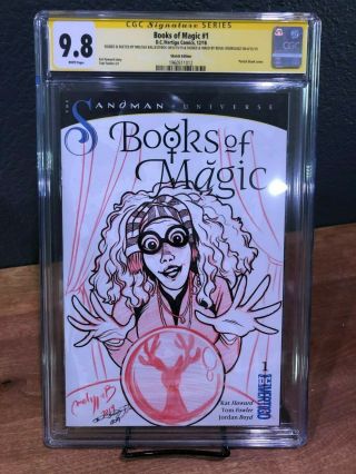 Books Of Magic Cgc Ss 9.  8 Harry Potter Professor Trelawney Art Sketch