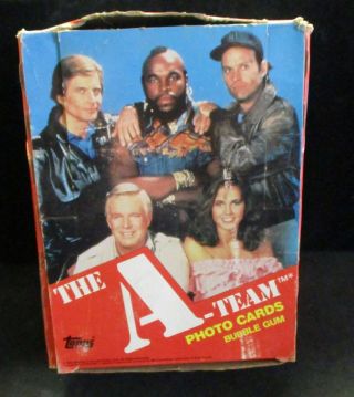 Vintage 1983 The A - Team Photo Cards - 36 Packs Enn Coins