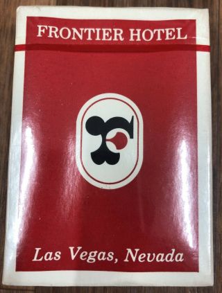 Vintage Frontier Hotel Las Vegas Casino Playing Cards See Discription