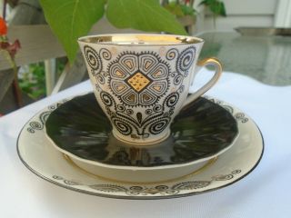 Latvia Vintage Demitasse Coffee / Tea Cup And Saucers,  1980s.
