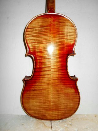 Antique Old Vintage " Jacobus Hornsteiner " 2 Pc.  Back Full Size Violin - Nr