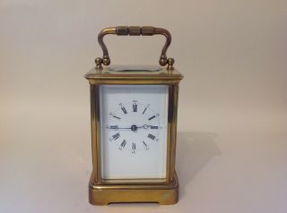 Stunning Antique French Carriage Clock From Charles Voisin Paris Fully Restored
