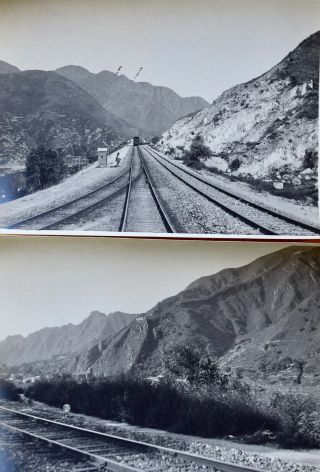 1900s China Antique Photo " The Great Wall & Railway To Kalgan " Sepia Photo Set