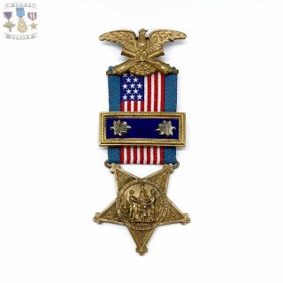Civil War Grand Army Of The Republic Badge Officer Gar Medal Vice Post Commander