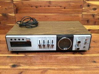 Vintage Electrophonic 8 Track Player Am Fm Stereo Receiver - Model 242 Belt