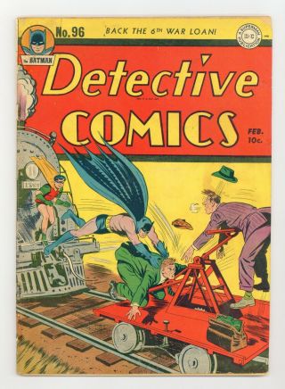 Detective Comics 96 Pr 0.  5 Incomplete Batman