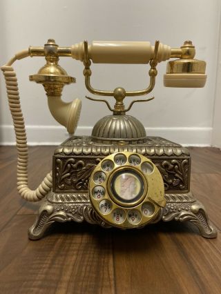 Vintage Teleconcepts Imperial Victorian French Style Telephone Rotary Dial