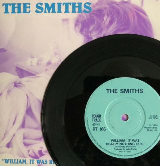 The Smiths - William - Rare Uk 7 " W/billie Whitelaw Sleeve & Solid Centre (vinyl)