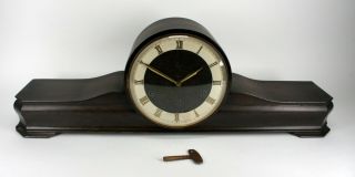 Large Junghans Meister Westminster Chime Shelf Mantle Clock