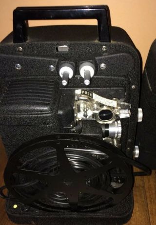 Vtg Bell & Howell Auto Load 8MM Projector Model 256 Made In USA 2