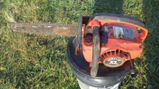 Vintage Homelite Chainsaw Xl With Bar And Chain