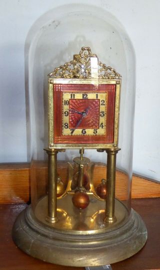 Vintage Perpetual Anniversary 400 - Day Clock By Schatz,  Needs Slight Attention