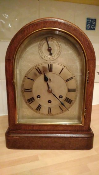 Gustav Becker Westminster Chime Mantel Clock