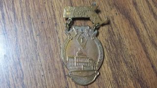 2nd Regiment Boston 1908 Civil War Medal Uniformed Ranks Knights Of Pythias