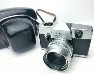 Kodak Instamatic Reflex Vintage Camera With Schneider - Kreuznach 50 Mm Lens