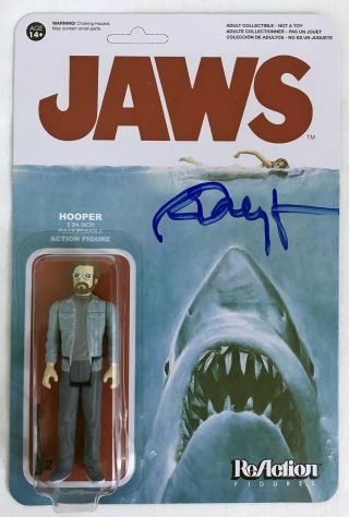 Richard Dreyfuss Signed Jaws Rare Reaction Figure - Real From Private Signing