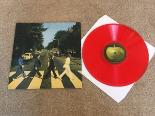 The Beatles,  Abbey Road,  Red Vinyl,  Stereo Pcso - 7088