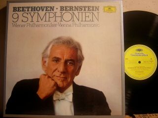 Dg 2740 216 - 10 Bernstein 9 Symphonies Beethoven 8lp Nm