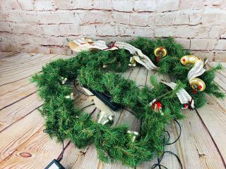 Vtg Ye Merry Merrie Minstrel Musical Caroling Christmas 12 Metal Bell On Garland
