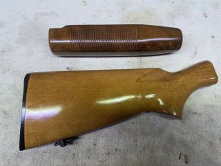 Mossberg 500 / 590 RARE Vintage Wood Stock Forend Buttstock 12 Gauge Ga 2