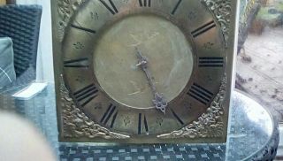 Longcase Grandfather Clock Single Hand Dial And Movement.