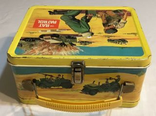 Vintage 1967 The Rat Patrol Aladdin Industries Metal Lunch Box Very 3