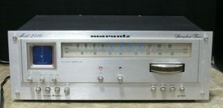 Vintage Marantz 2110 Am/fm Stereophonic Tuner W/ Oscilloscope Power