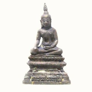 Antique Thai Buddha Amulet Old Statue Lp Ayutthaya Khmer Art Buddhist Gorgeous
