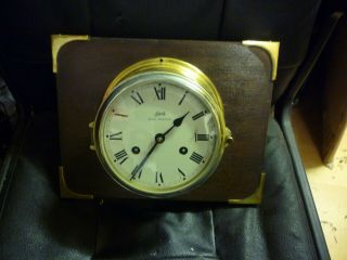 Vintage Schatz Royal Mariner Ships Bell Clock