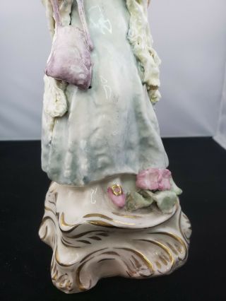 Rare Gorgeous Porcelain Dresden Lace Cordey Cybis Lady Figurine USA 2